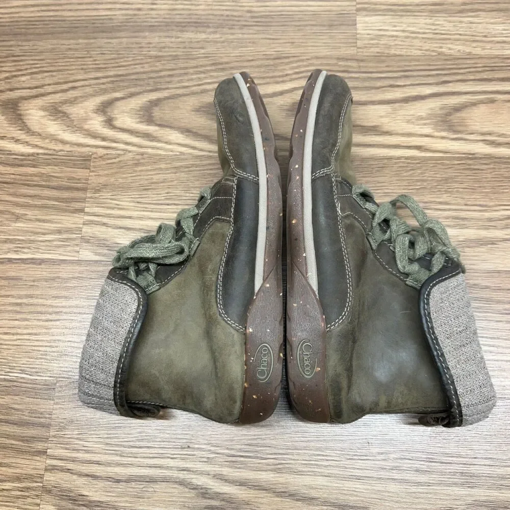 Chaco Barbary Boots Pinecone Hiking Outdoor Wool Lace‎ Up Womens Sz 9 Booties
